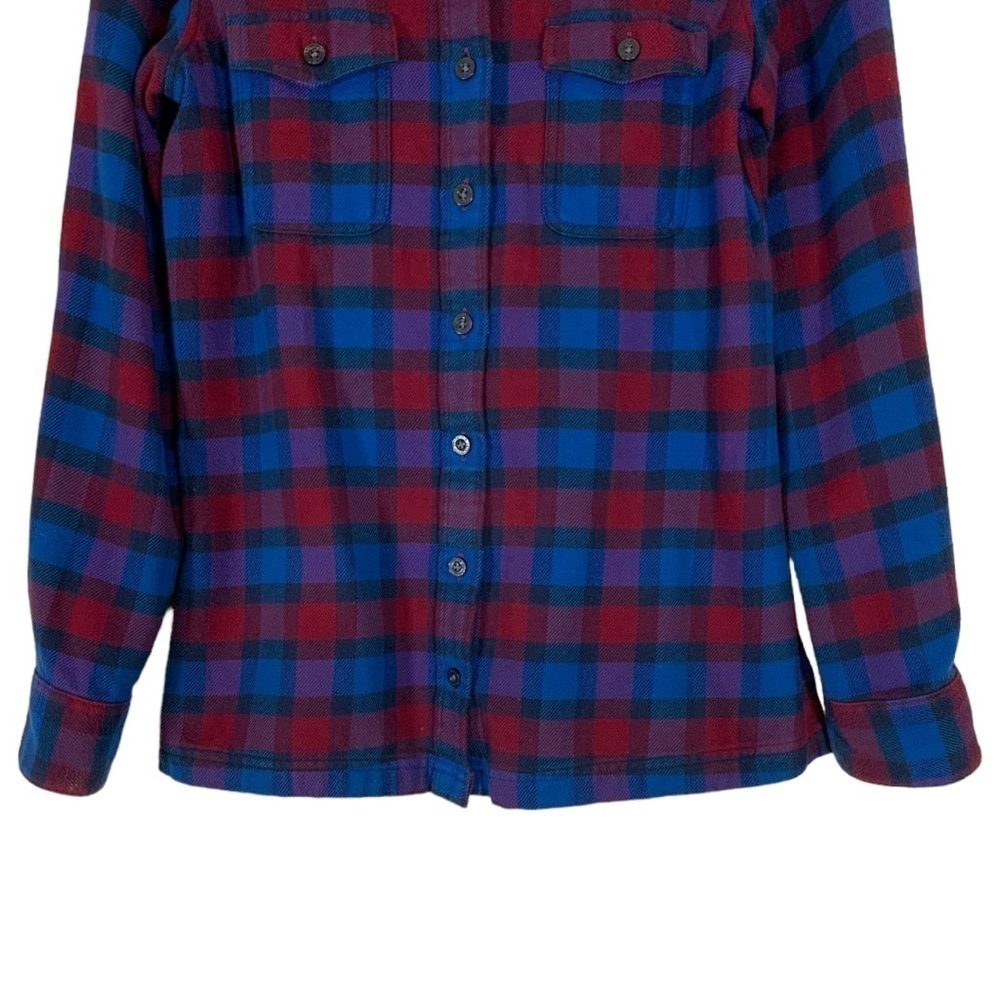 Patagonia Flannel Button Up Shirt Size 2 - Picture 5 of 10